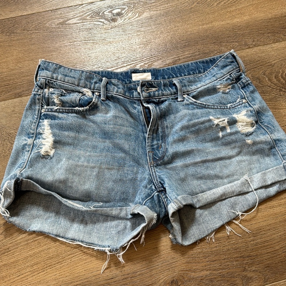 Mother the teaser roll shorts